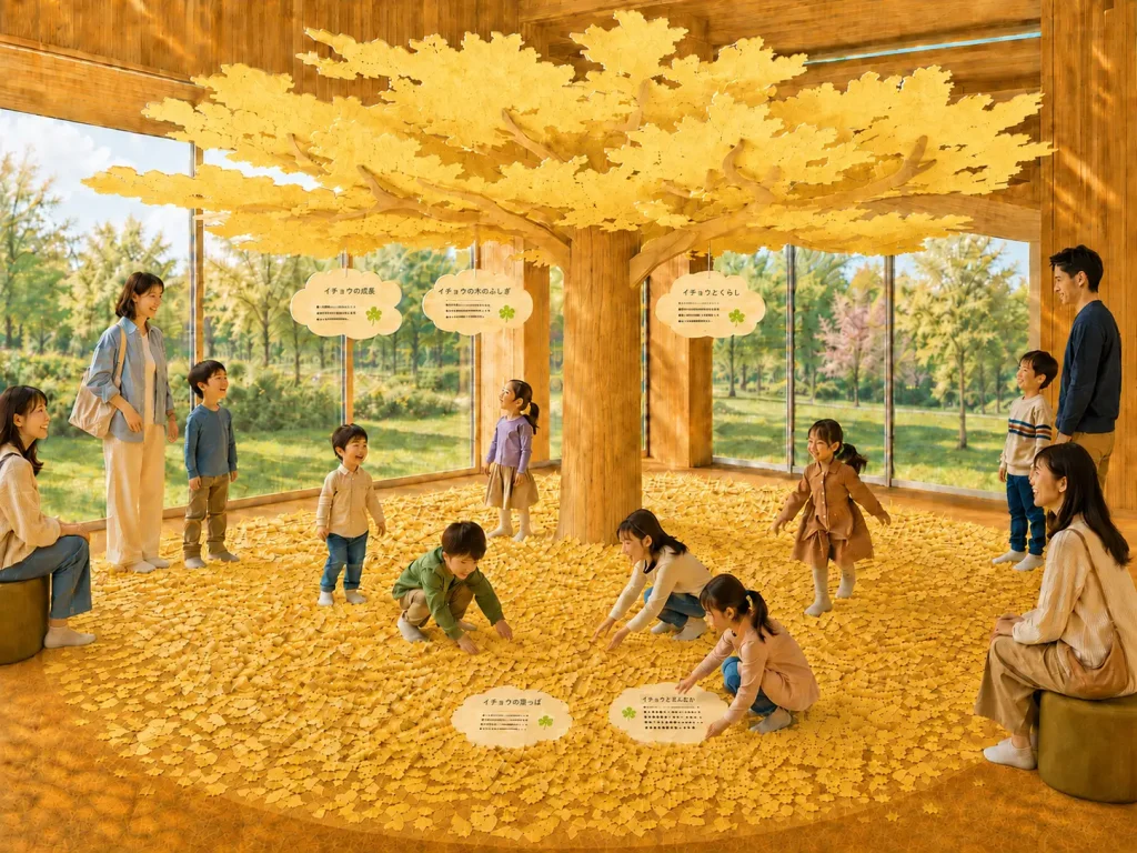 ZONE3 気づきの森 イチョウの展示イメージ