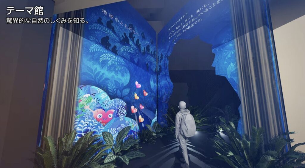 テーマ館の展示イメージ