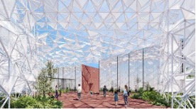 屋内出展施設の建物イメージ