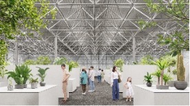 屋内出展施設の建物イメージ