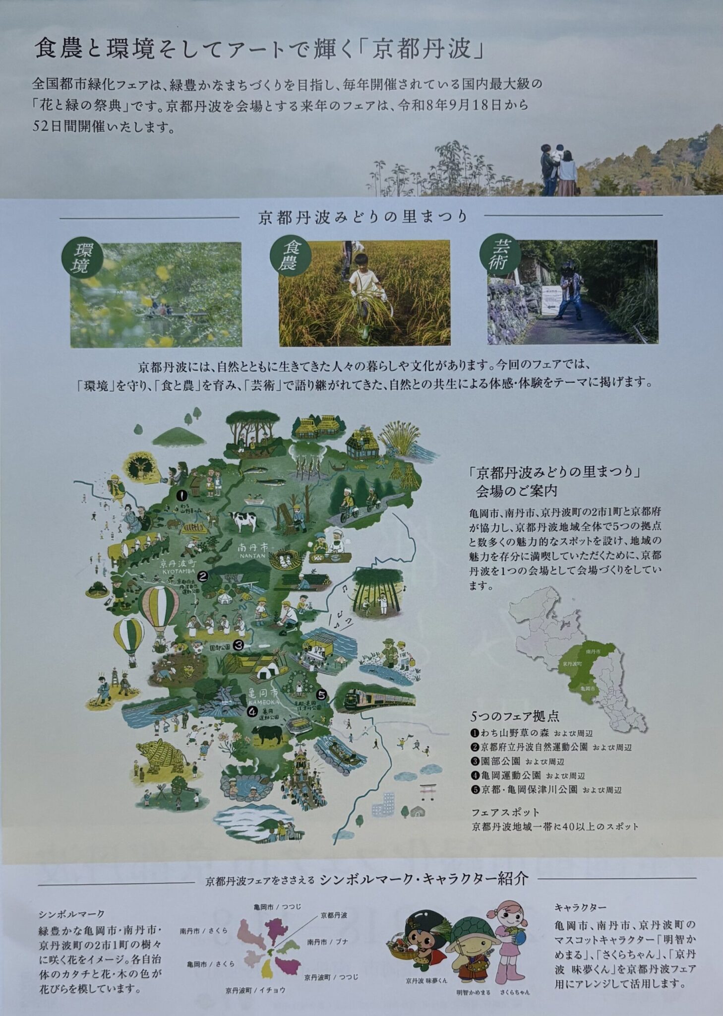 京都丹波みどりの里まつり 会場マップ