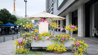 「花の港」イベント｜トゥンクトゥンクデザインのオリジナルフラワーバッグも