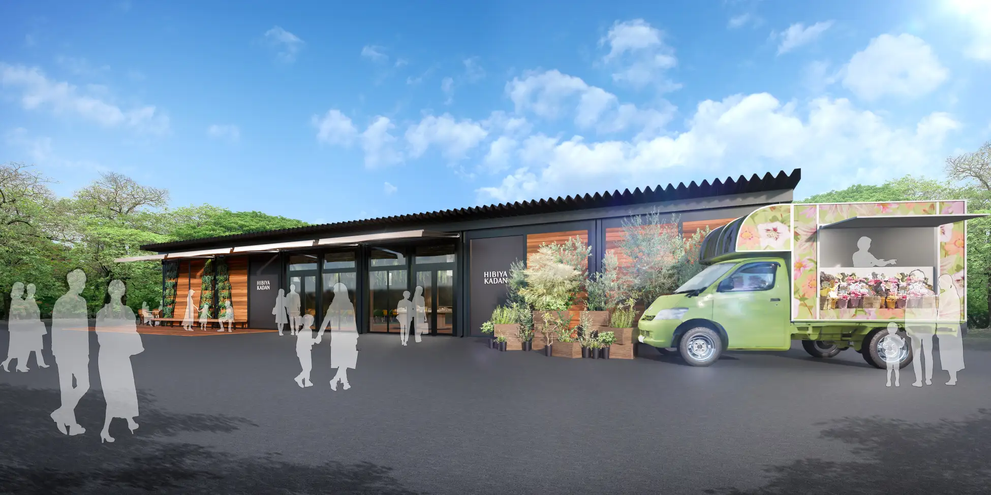 日比谷花壇グリーンショップ＆カフェ｜横浜園芸博パビリオン・展示紹介