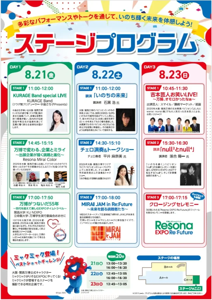 Resona EXPO Re:Future のチラシ