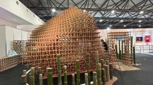 大阪・関西万博 大阪ウィーク秋で展示された茶室「竹友庵」