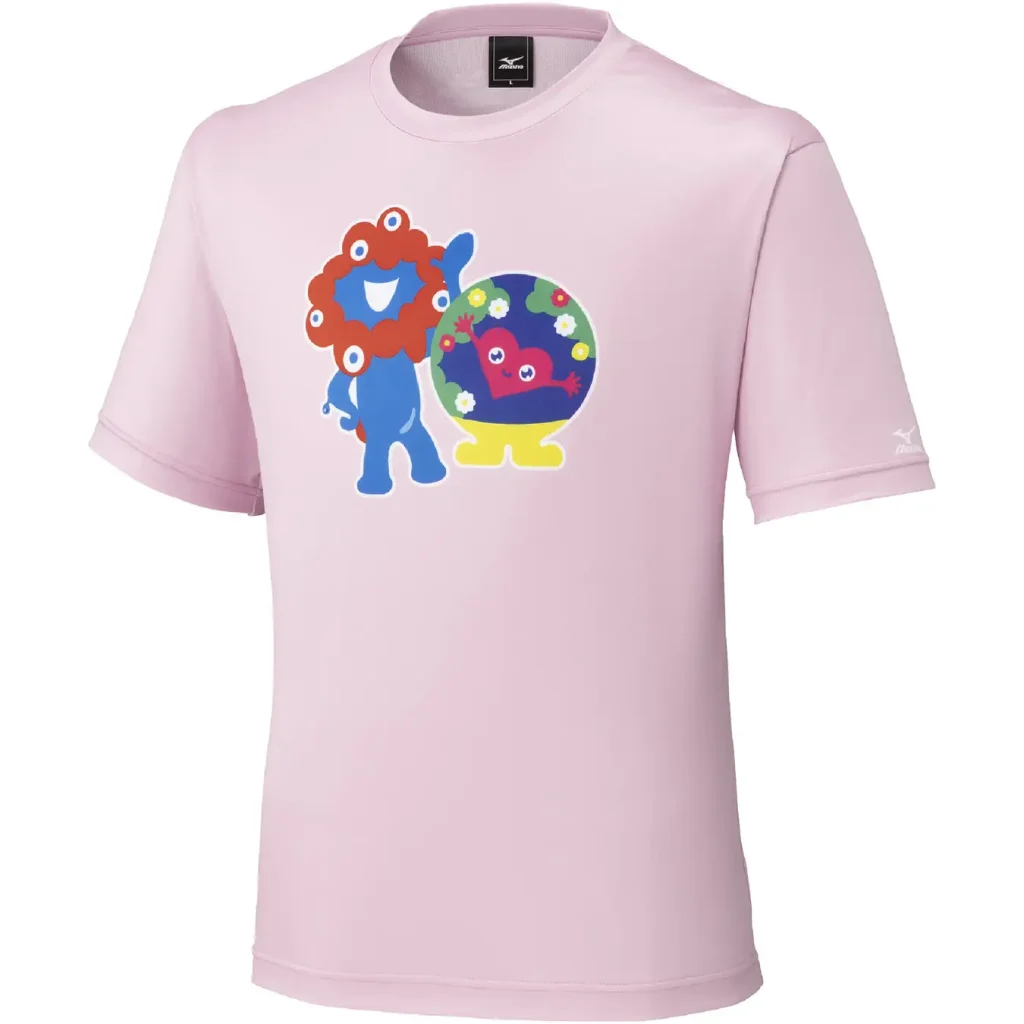 ミャクミャク・トゥンクトゥンクTシャツのピンク