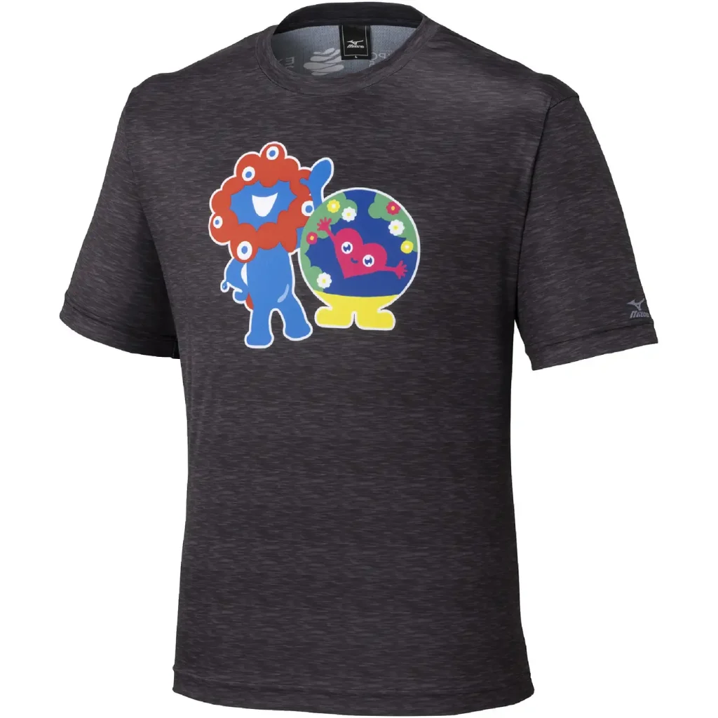 ミャクミャク・トゥンクトゥンクTシャツのブラック