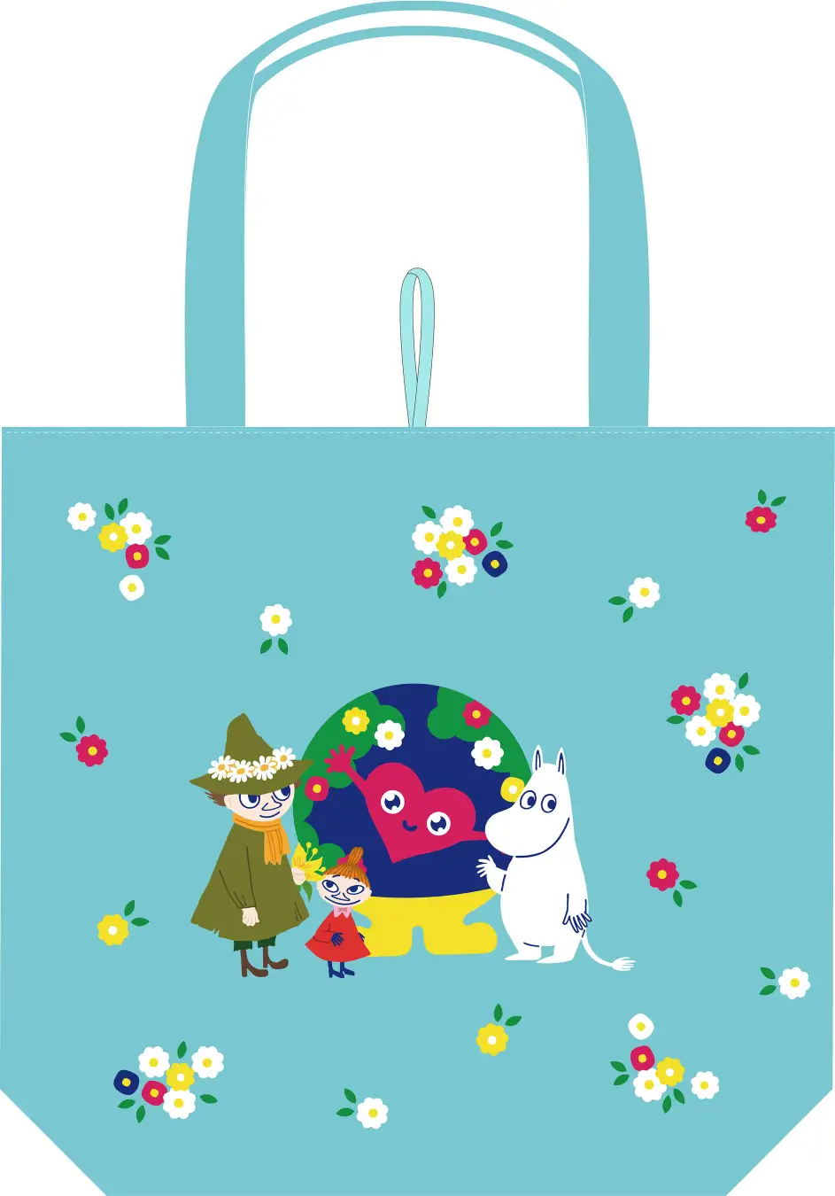 水色のエコバッグ