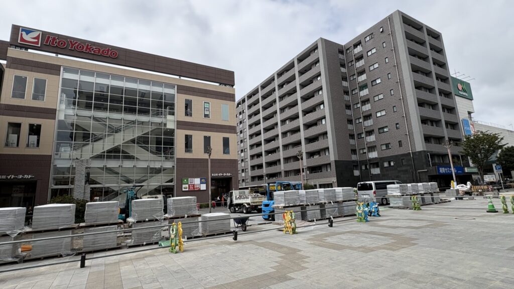 整備が進む瀬谷駅前の様子