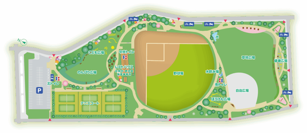 瀬谷本郷公園 園内マップ