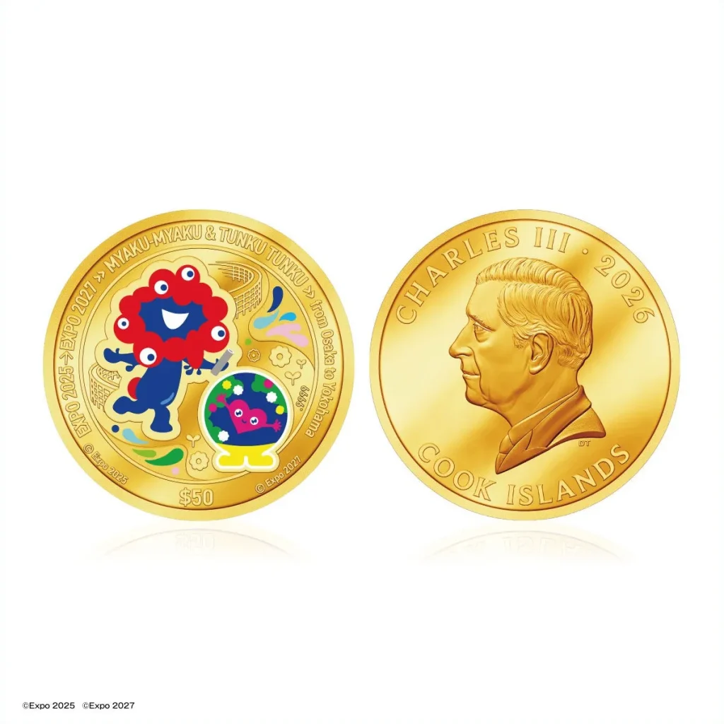 バトンタッチ金貨の表と裏
