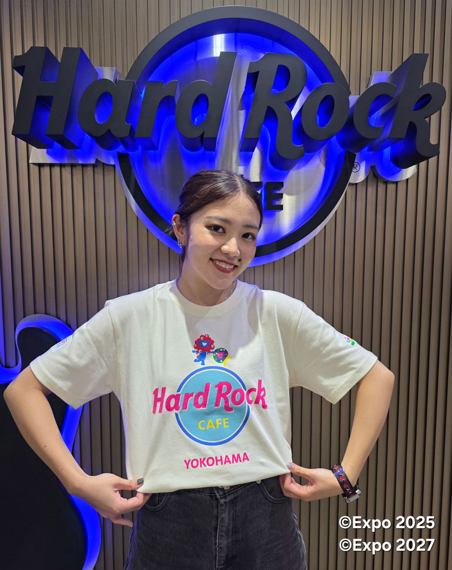 横浜LOGO T-shirt Ivory