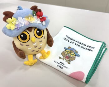 せやまるのぬいぐるみとオリジナルタオルハンカチ