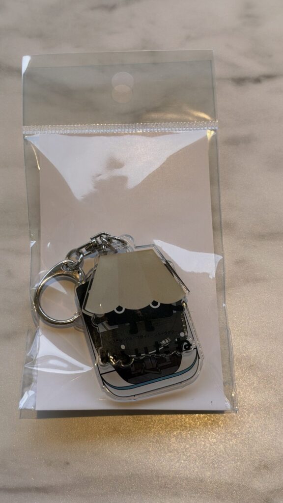 のるるん・東急3020系・みらいだねの3つが付いたコラボキーホルダー