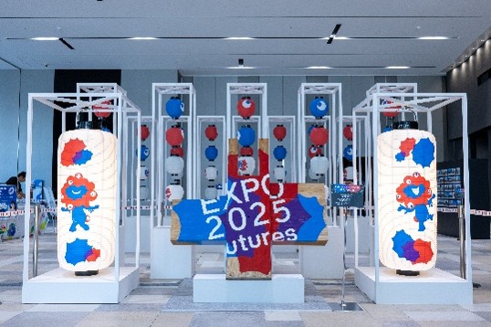 展示エリアの「-MATSURI-」