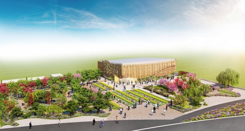 GREEN×EXPO 2027の神奈川県出展エリアのイメージパース