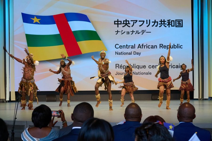 大阪・関西万博 中央アフリカのナショナルデー 公式式典で披露された伝統の踊り
