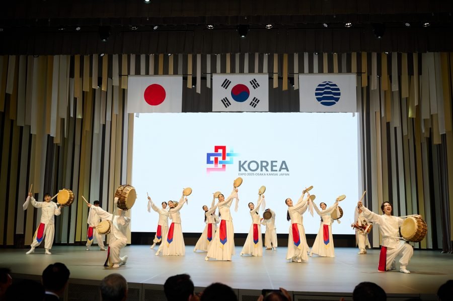 大阪・関西万博 韓国のナショナルデー 公式式典で披露された伝統舞踊
