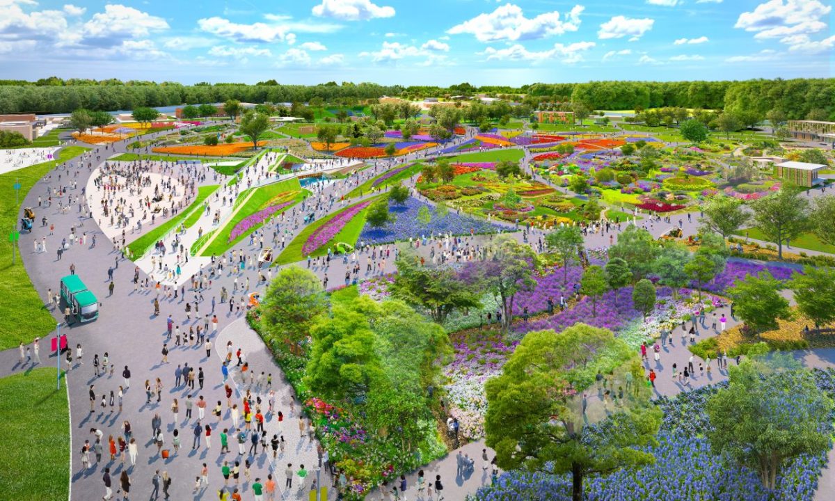 GREEN×EXPO 2027の会場のイメージ