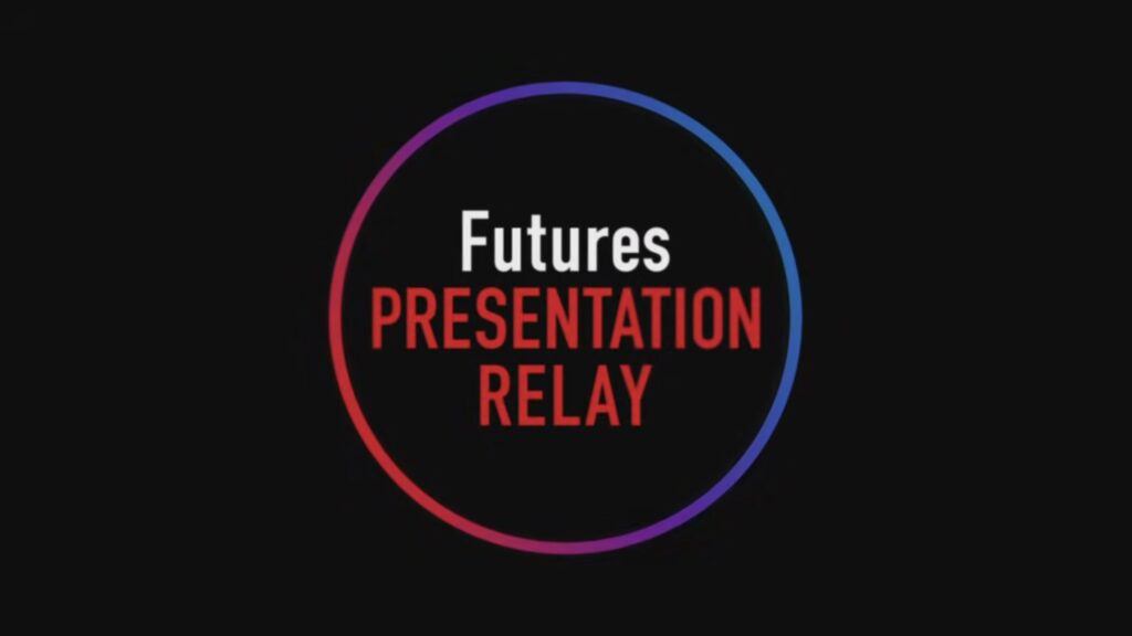 Futures PRESENTATION RELAYのタイトル映像