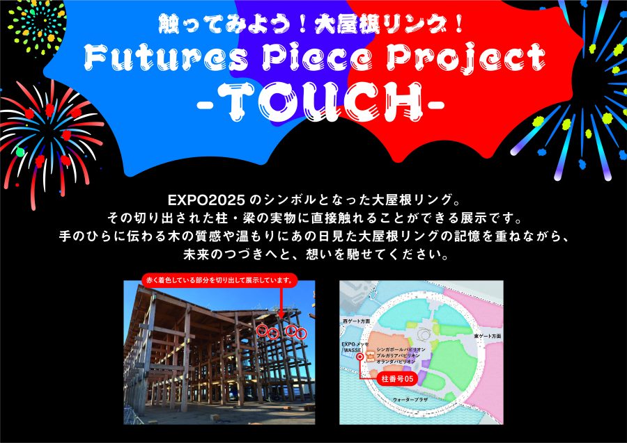 Futures Piece Project -TOUCH- の案内パネル